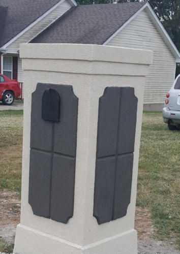 Stucco Mail Box Nashville TN